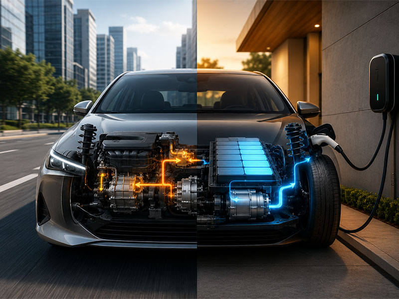 híbrido HEV e híbrido PHEV